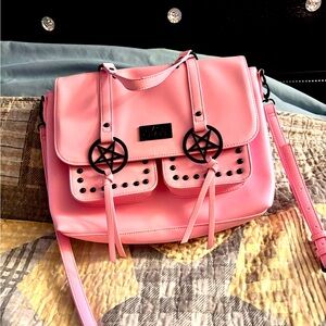 Pink pentagram Messenger bag ￼